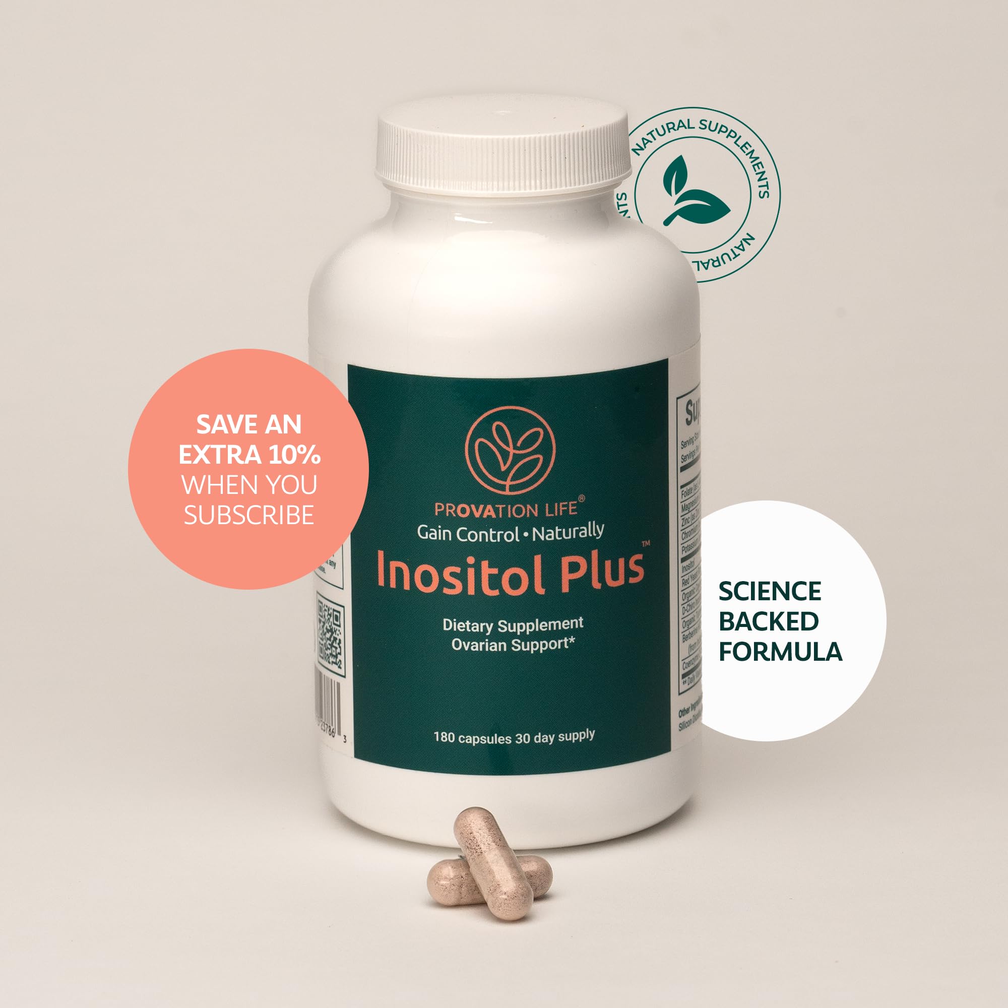 PROVATION LIFE B8 (Inositol) Supplement with measuring spoon