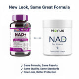 Provilio NAD Resveratrol Supplement 60 Capsules opened bottle