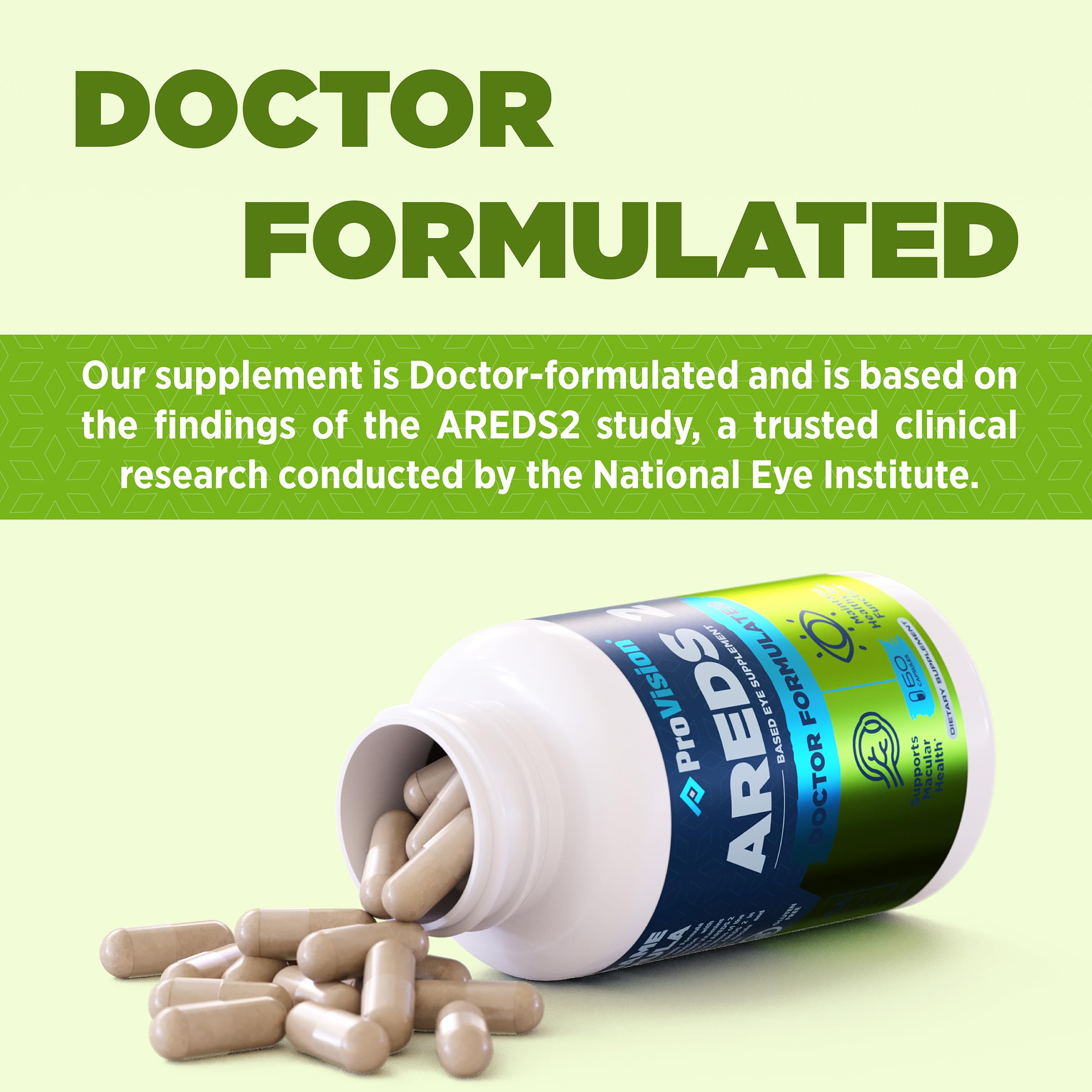 ProVision Eye Supplement packaging details