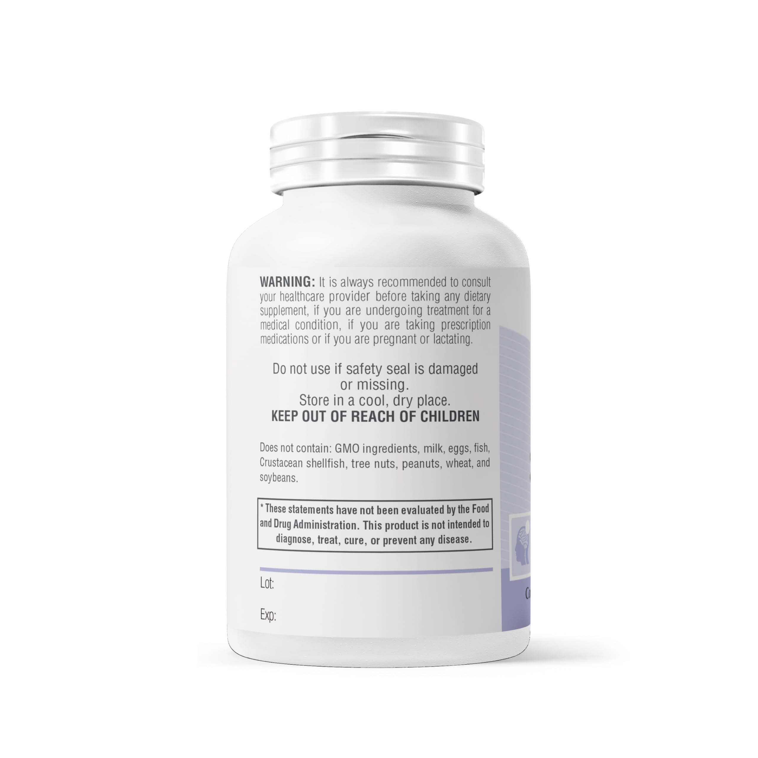 PROVITA Nervine Calm Support Supplement with a plant background