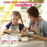 provspro Popping Boba Making Kit contents including sodium alginate and calcium lactate