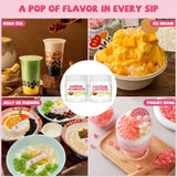 provspro Popping Boba pearls on a dessert plate
