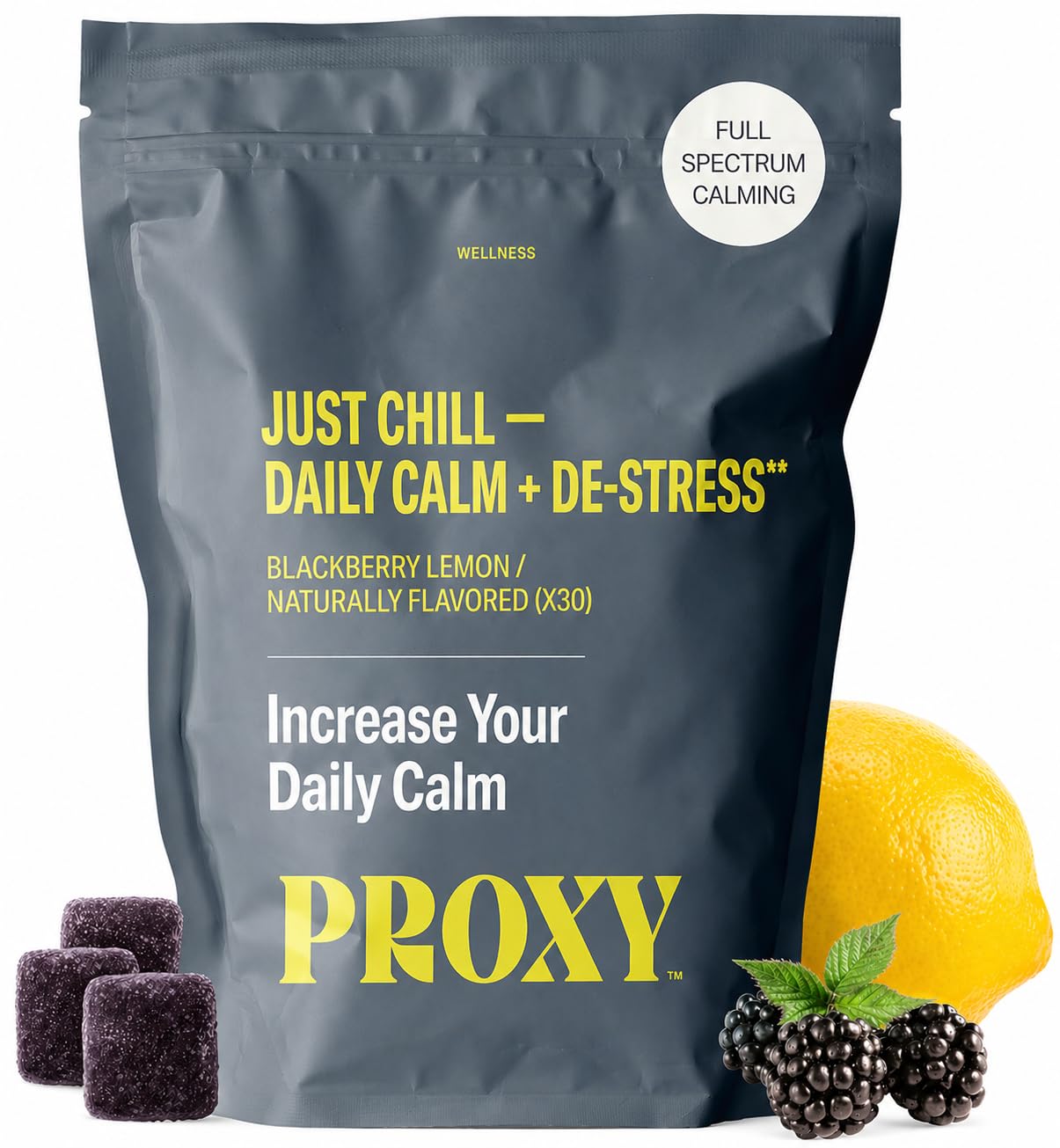 PROXY Just Chill Calm Gummies front view packaging