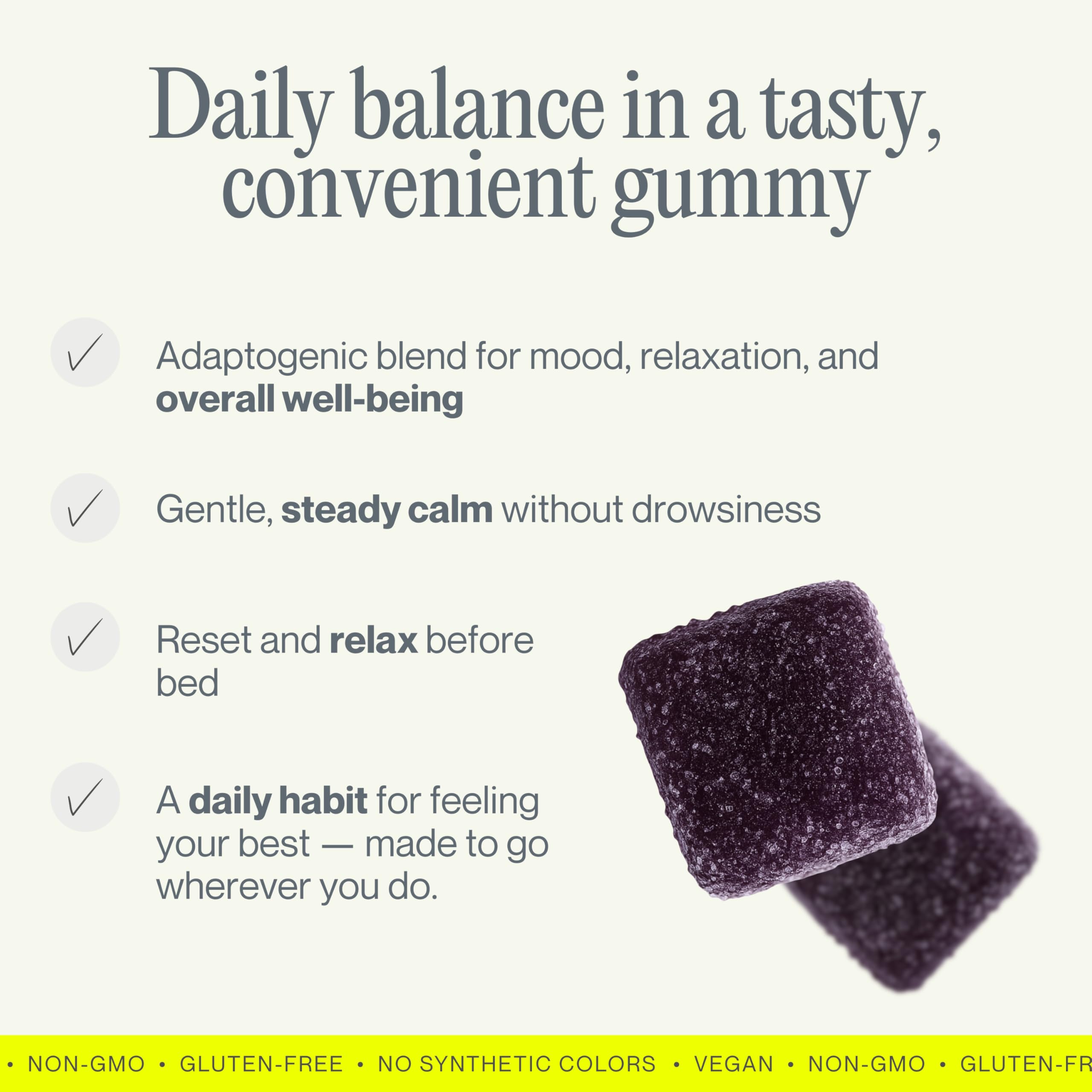 PROXY Just Chill Calm Gummies in travel pouch