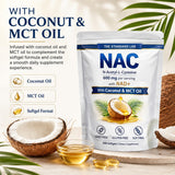 Prspy NAC Daily Nutritional Support Softgels on a kitchen counter