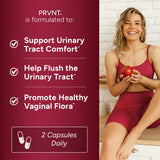 PRVNT Cranberry Supplement bottle with a measuring spoon