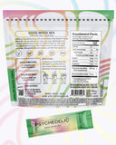 Psychedelic Water Kava Kava Drink Mix packet back view showing ingredients