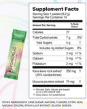 Psychedelic Water Kava Kava Drink Mix serving suggestion in a glass with ice