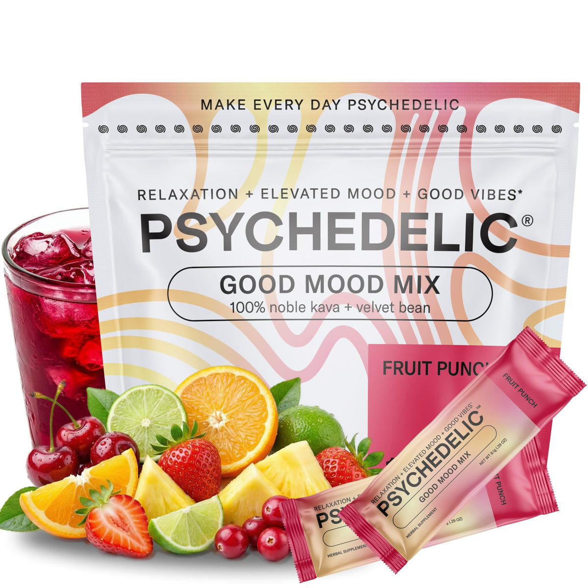 Psychedelic Water Kava Kava Instant Drink Mix packaging front view