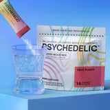 Psychedelic Water Kava Kava Instant Drink Mix packet with nutritional information