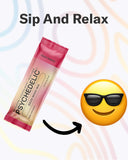 Psychedelic Water Kava Kava Instant Drink Mix serving suggestion in a glass
