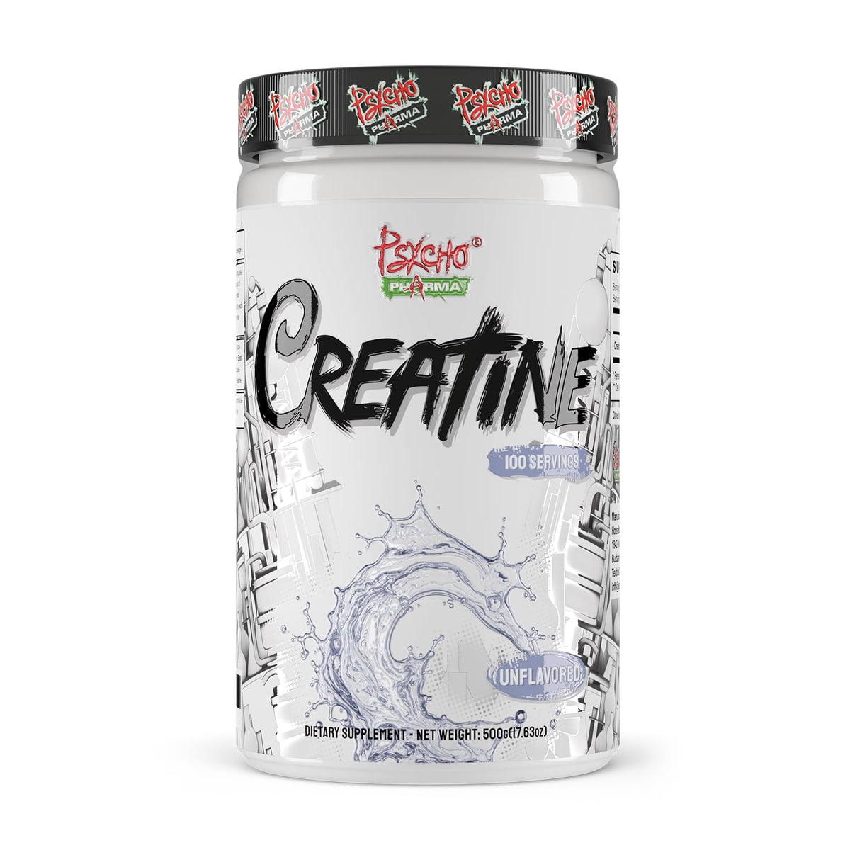 Psycho Pharma Creatine Monohydrate 5g Unflavoured front view