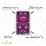 Pukka Night Time Berry Tea 36g brewed tea in a cup