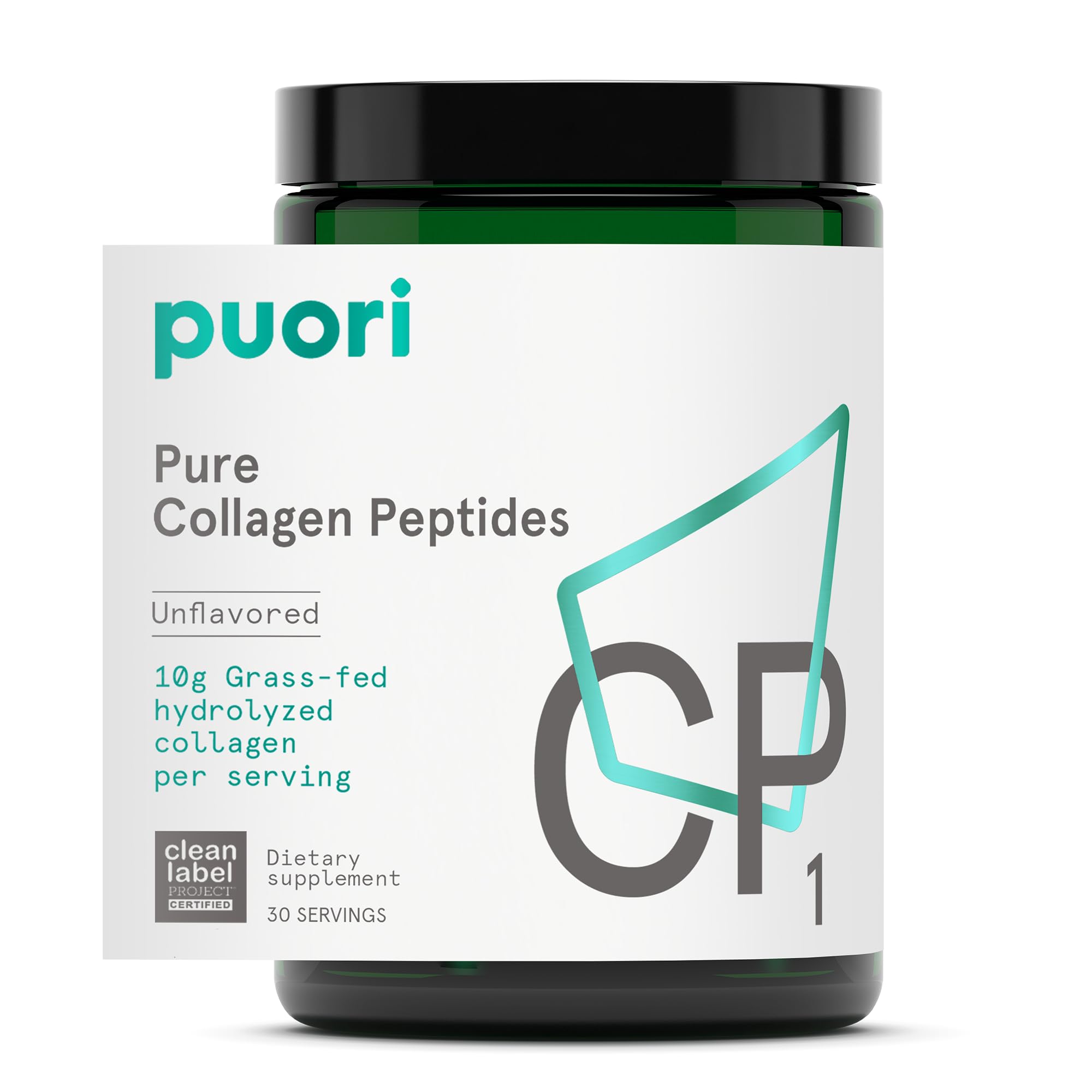 Puori CP1 Collagen Peptide Supplement front view packaging