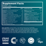 Puori V Multivitamin & Mineral Complex 60 Capsules natural ingredients
