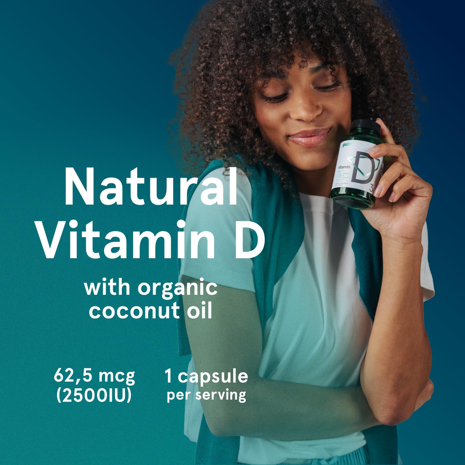 Puori Vitamin D3 Supplement Clean Label Project award