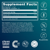 Puori Vitamin D3 Supplement ingredients list