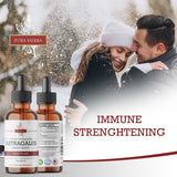 Pura Herba Astragalus Root Extract liquid supplement bottle side view