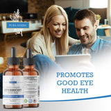 Pura Herba Eyebright liquid drops bottle side view