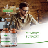 Pura Herba Ginkgo Biloba Liquid Extract dropper and bottle