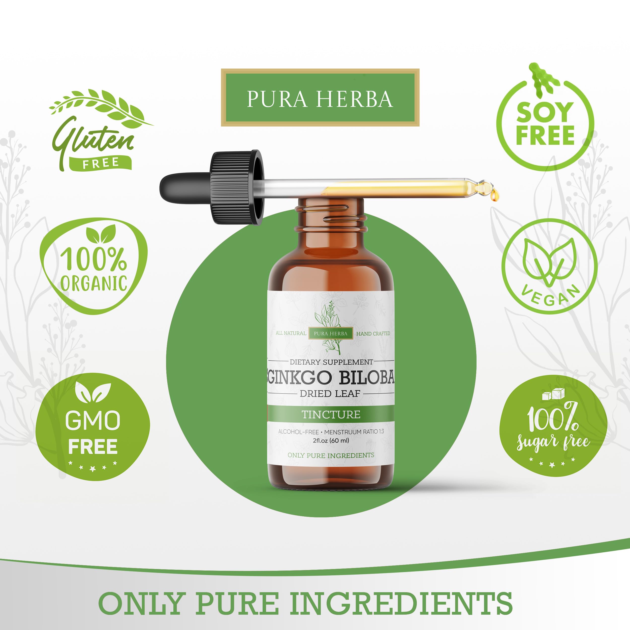 Pura Herba Ginkgo Biloba Liquid Extract packaging details