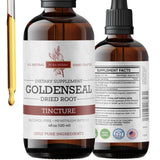 Pura Herba Goldenseal Tincture 4 oz front view