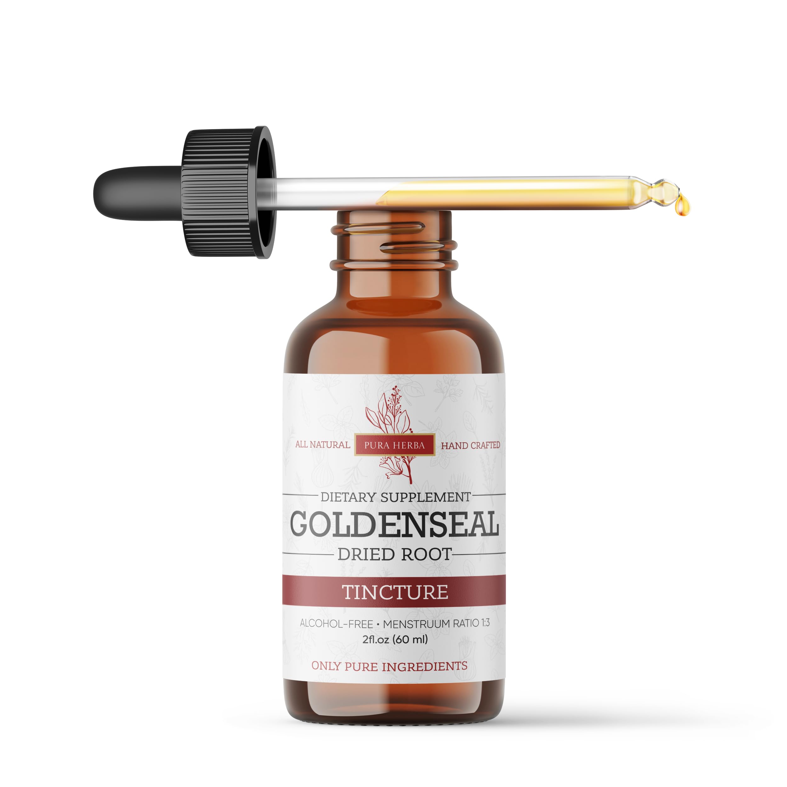Pura Herba Goldenseal Tincture 4 oz lifestyle scene