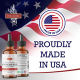 Pura Herba Hawthorn Berry Liquid Extract with a cup of tea