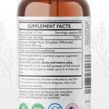 Pura Herba Herbal Supplement Tincture back view showing ingredients