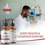 Pura Herba Herbal Supplement Tincture lifestyle scene on a kitchen counter