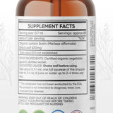 Pura Herba Lemon Balm Sleep Supplement 4 oz bottle side view