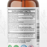 Pura Herba Organic Elderberry Drops bottle side view