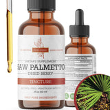 Pura Herba Saw Palmetto Tincture 4 oz front view