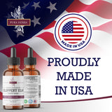 Pura Herba Slippery Elm Bark Supplement 4 oz with measuring scoop