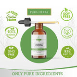 Pura Herba Usnea Tincture label close-up