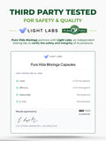 PURA VIDA MORINGA Moringa Extract Liquid bottle side view