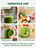 PURA VIDA MORINGA Organic Moringa Leaf Powder scoop