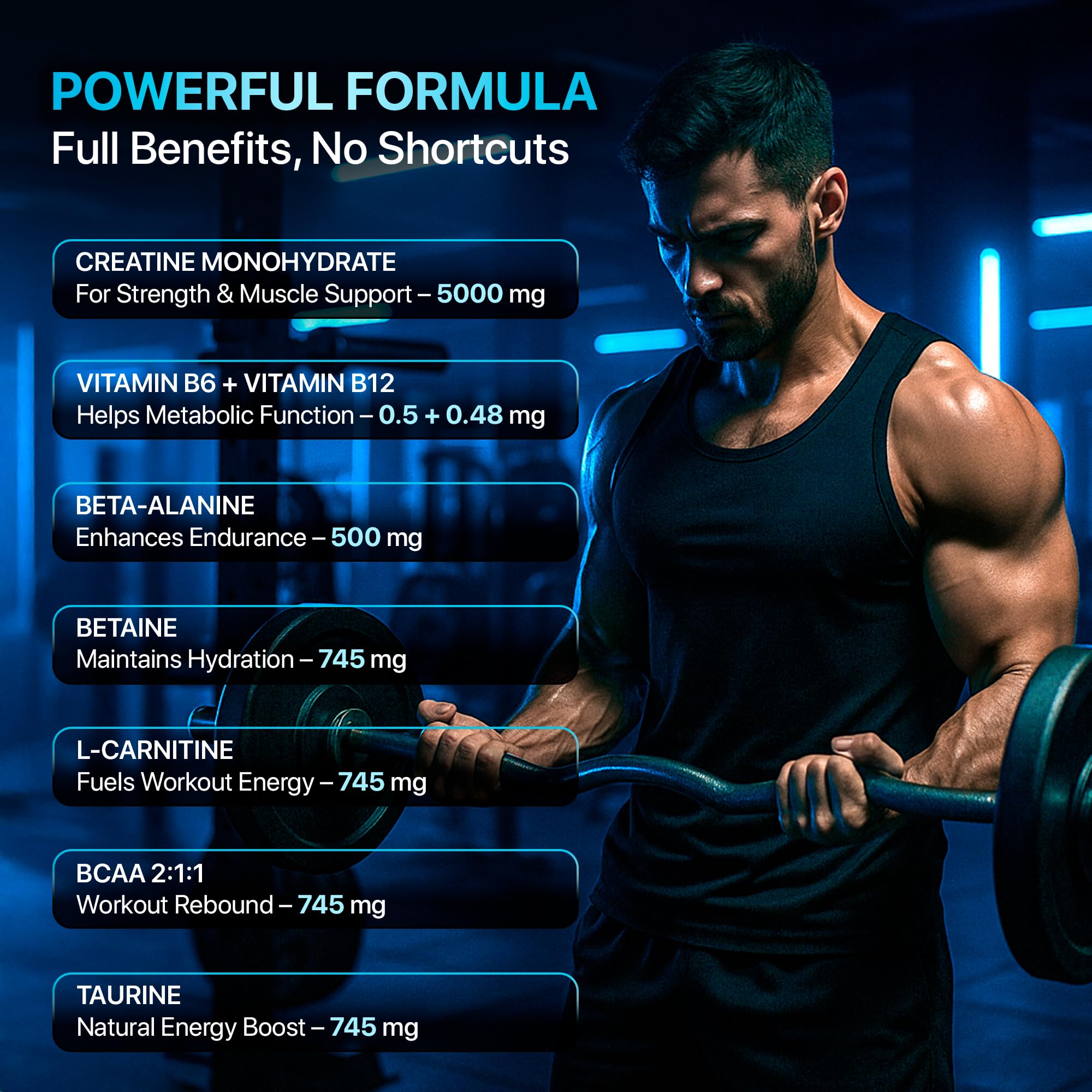 PURA WEX NUTRITION Creatine Gummies nutritional information