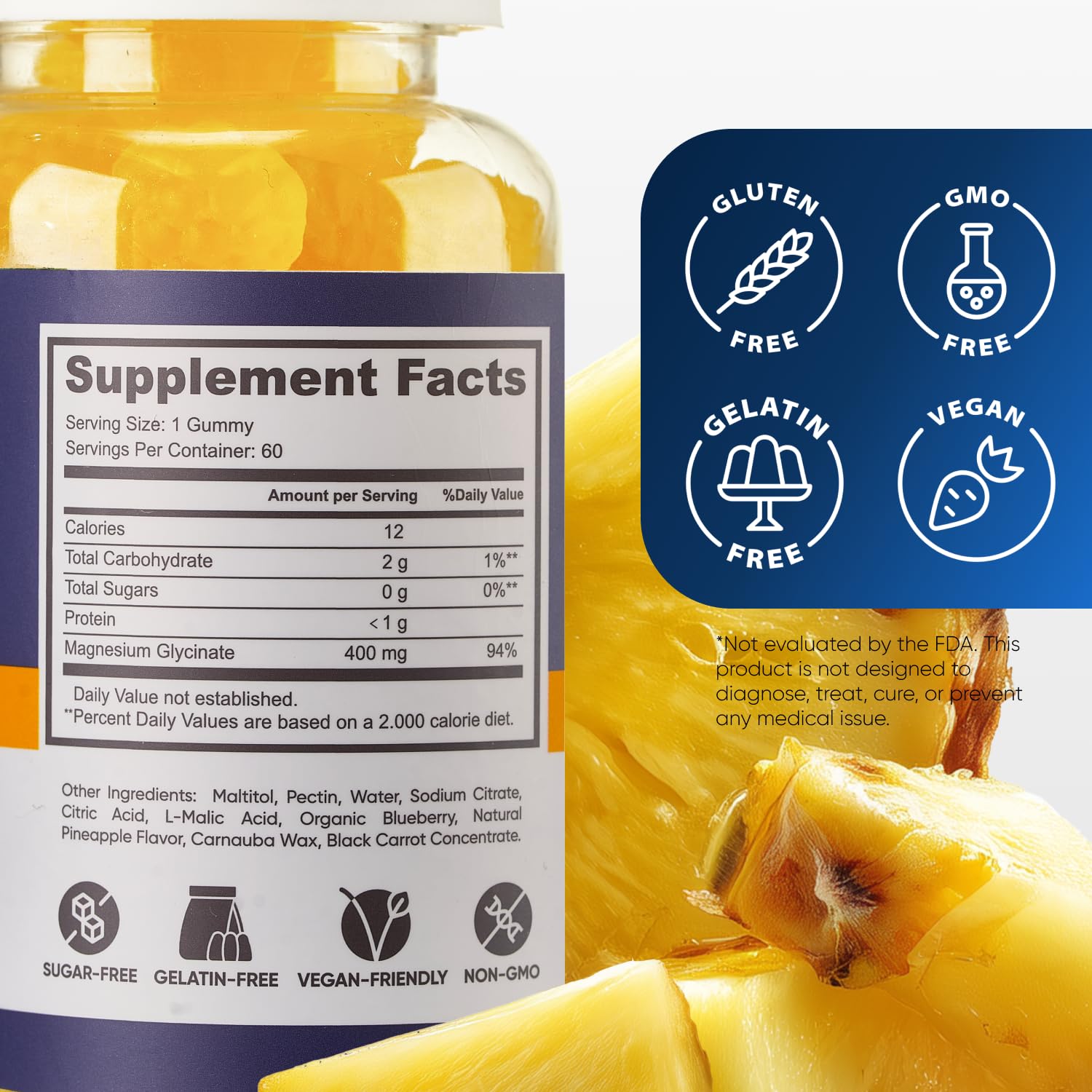 PURA WEX NUTRITION Magnesium Gummies 400mg lifestyle scene