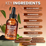 Purafina Wormwood Black Walnut Clove Liquid Drops packaging