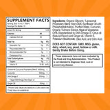 PURALITY HEALTH Curcumin Gold Liquid Supplement bottle side view
