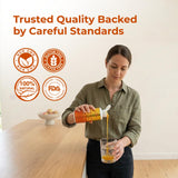 PURALITY HEALTH Curcumin Gold Liquid Supplement with smoothie