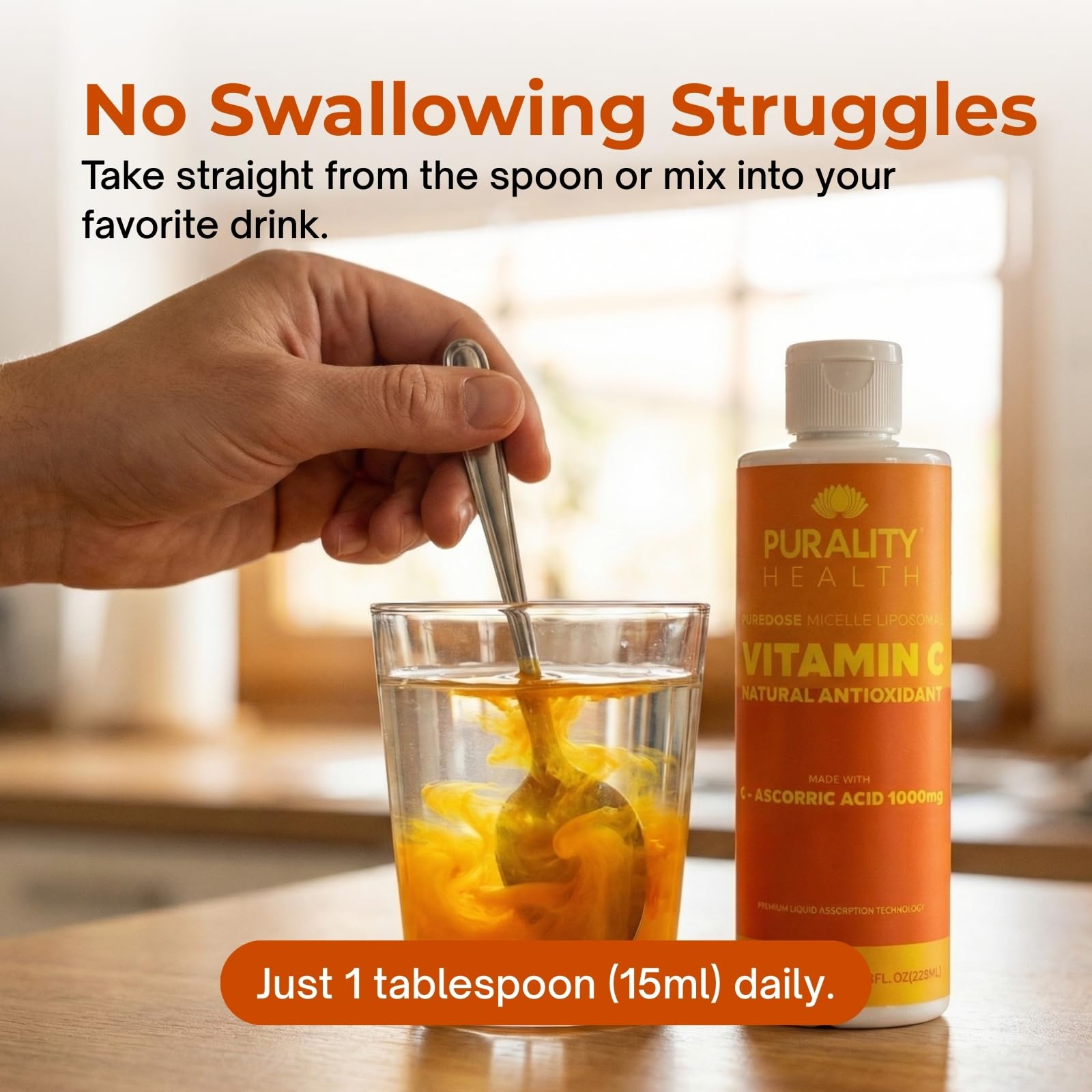 PURALITY HEALTH Liquid Vitamin C packaging