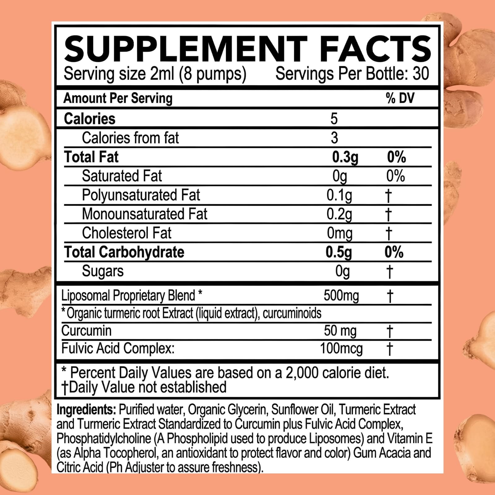 PURALITY HEALTH Micelle Liposomal Turmeric 132g bottle side view