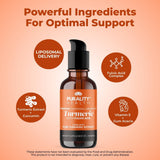 PURALITY HEALTH Micelle Liposomal Turmeric liquid in a glass