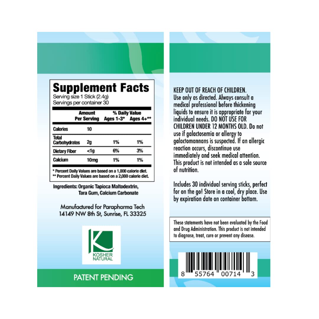 Purathick thickening powder single serving packet