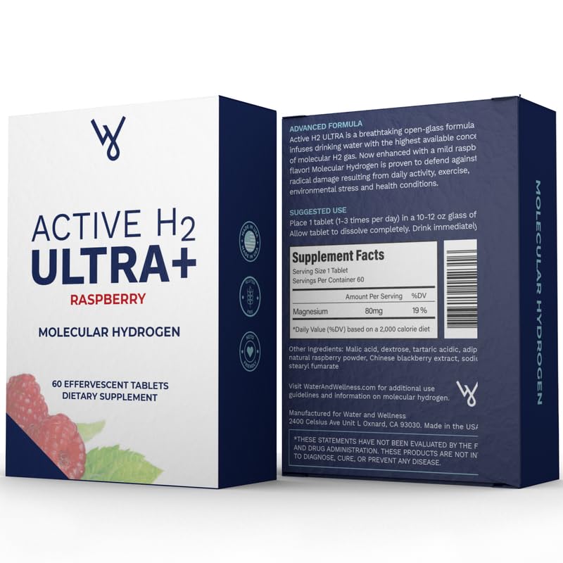Purative Active H2 Hydrogen Tablets in water dissolving