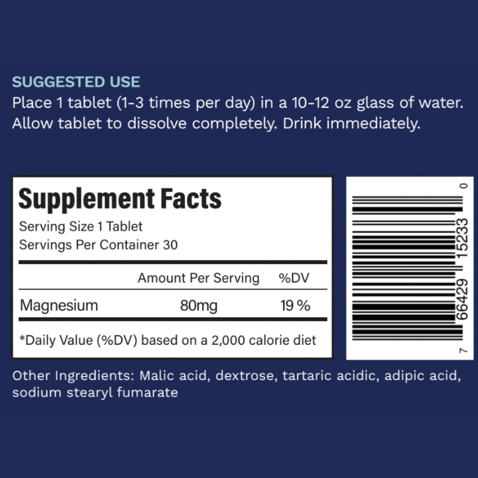 Purative Active H2 Hydrogen Tablets in water dissolving