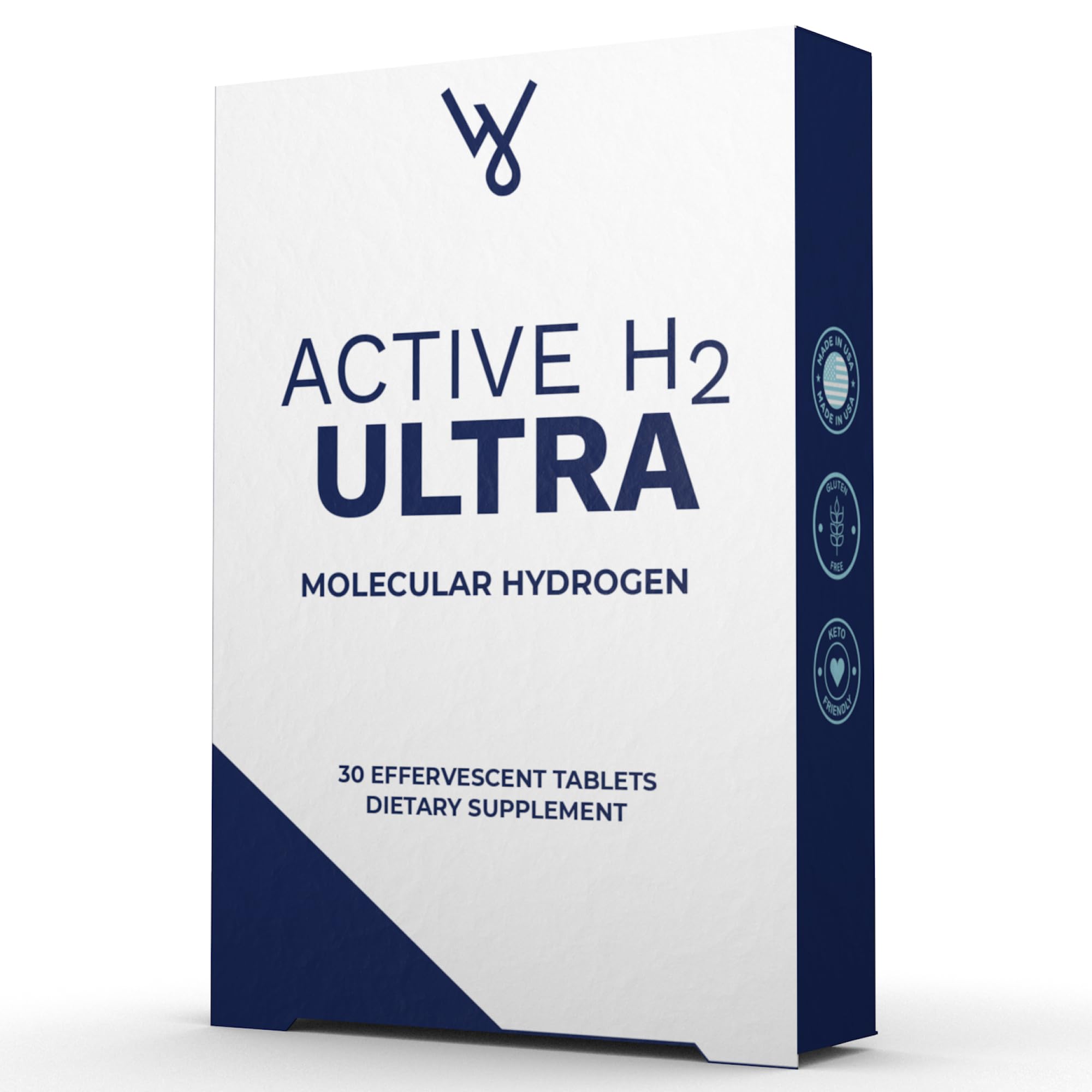Purative Active H2 Hydrogen Tablets packaging front view