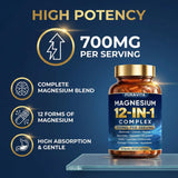 PURAVITA Magnesium Blend 700mg capsules close-up